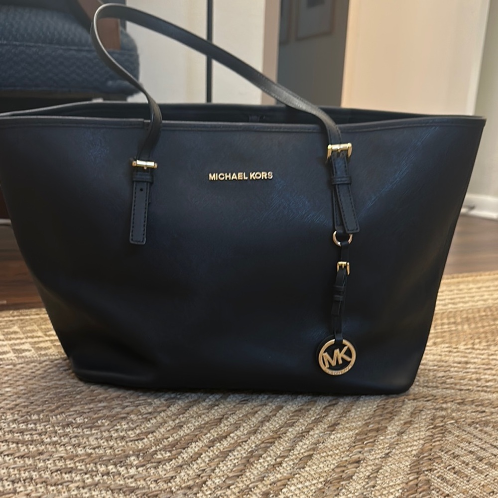 Michael Kors Black Jet Set Tote